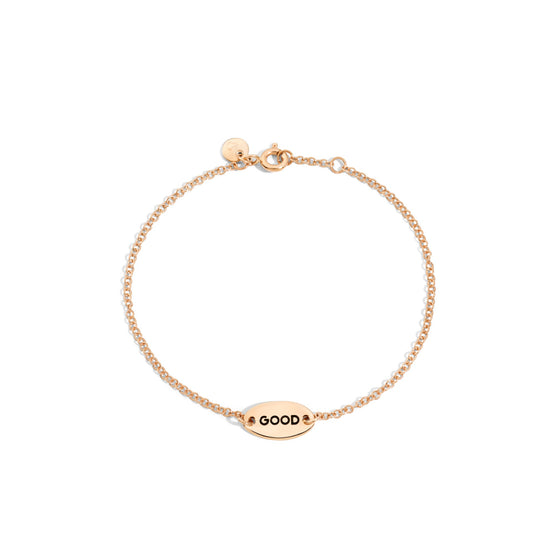 Bracelet Good/Bad - Rose Gold