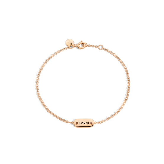 Lover/Fighter Bracelet - Rose Gold