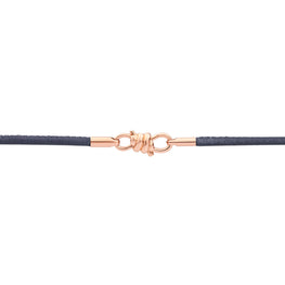 Nodo Leather Bracelet - Rose Gold