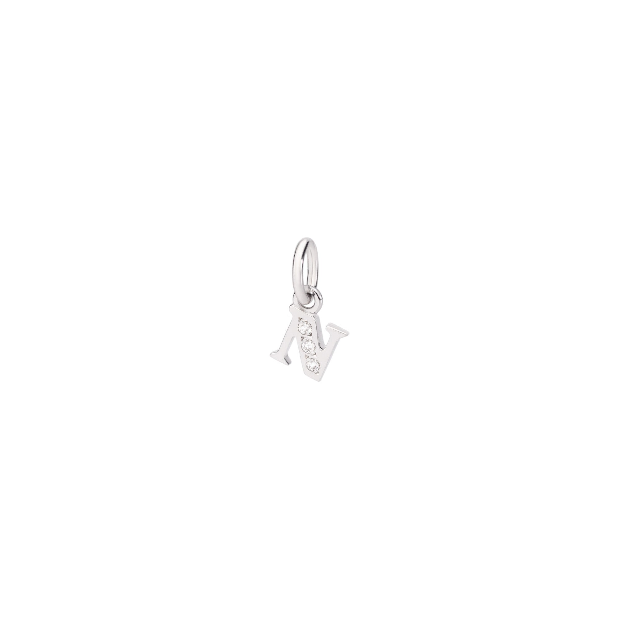 Letters - White Diamonds - White