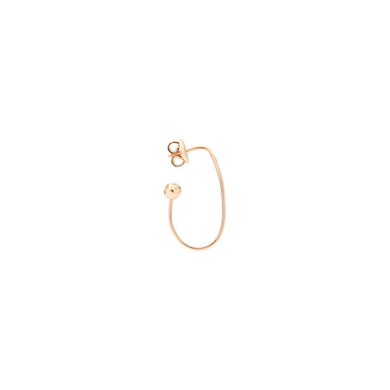 Oval Earring - Rose Gold