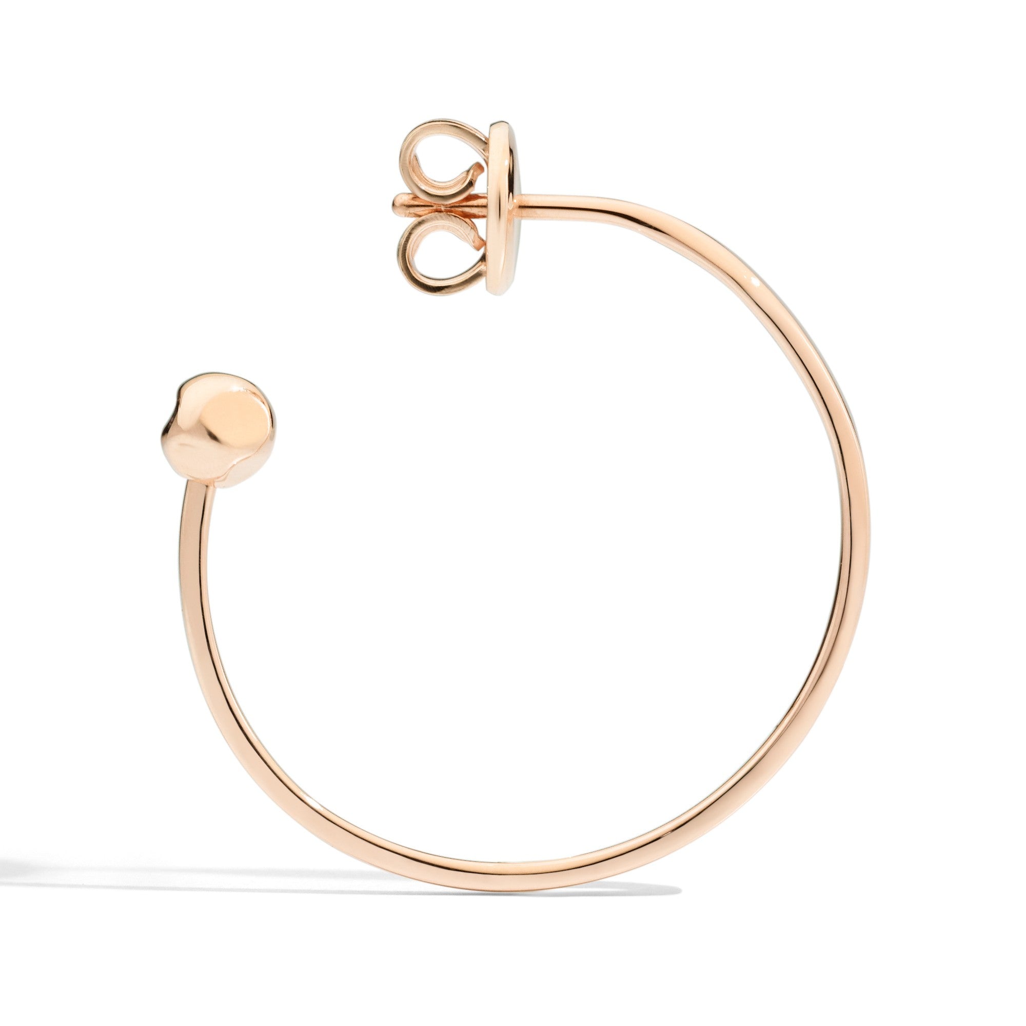 Open Hoop - Rose Gold