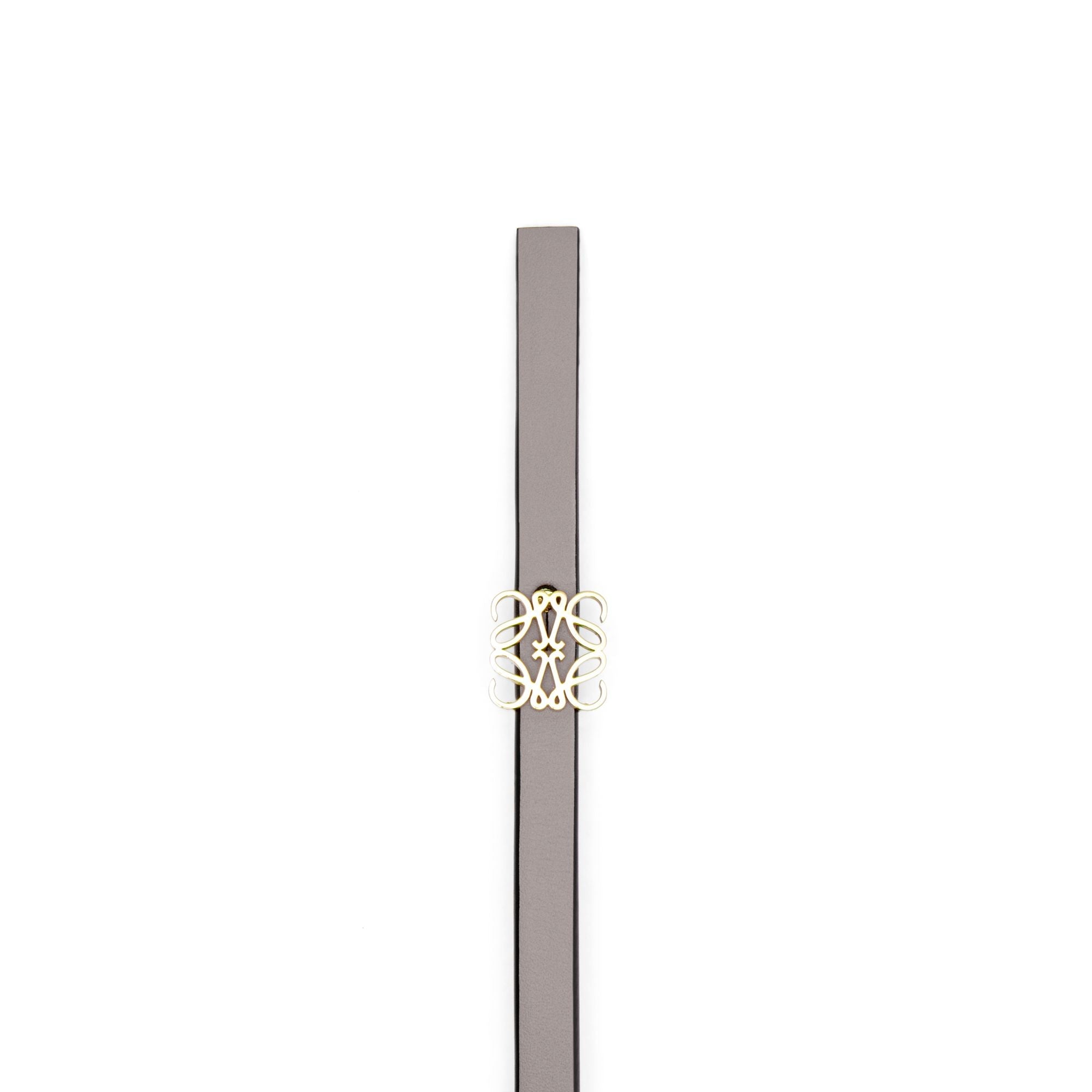 Women Anagram Reversible 0.8Cm Belt - Peach Bloom/Pearl Grey/Gold