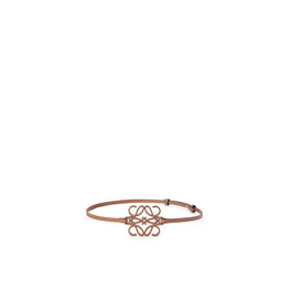 Women Anagram Cut Out Belt - Tan