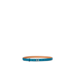 Women Anagram 2Cm Belt - Lagoon Blue/Palladium