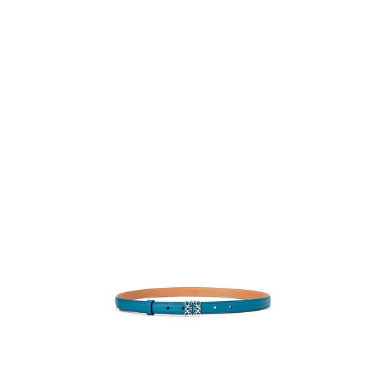 Women Anagram 2Cm Belt - Lagoon Blue/Palladium