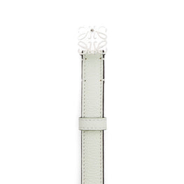 Women Anagram 2Cm Belt - Light Celadon/Palladio