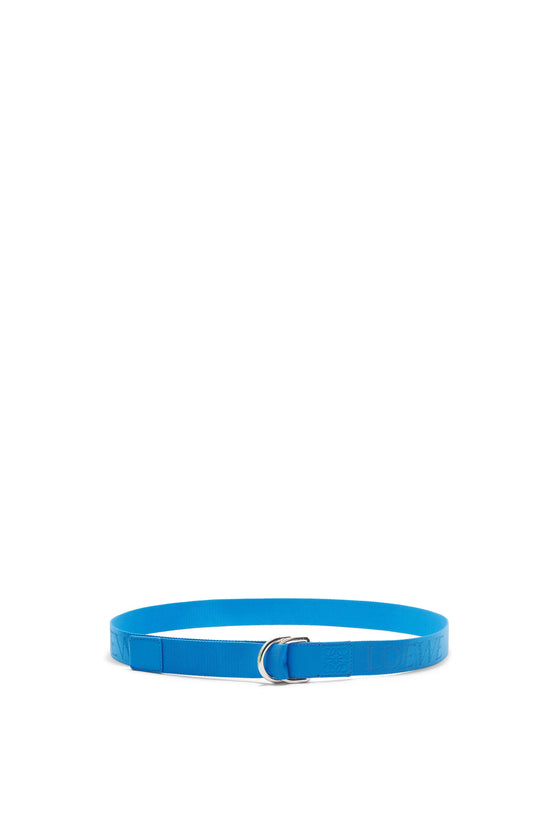 Men D Ring 3.5Cm Belt - Arctic Blue/Palladium