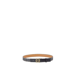 Women Anagram 2.8Cm Belt - Black/Gold