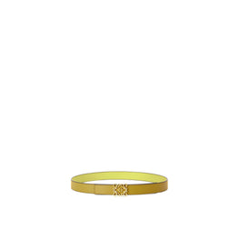 Women Anagram Rev 2.8Cm Belt - Ochre/Bright Yelllow/Gold