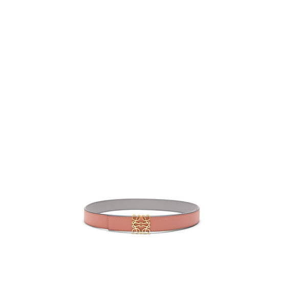 Women Anagram Rev 2.8Cm Belt - Peach Bloom/Pearl Grey/Gold