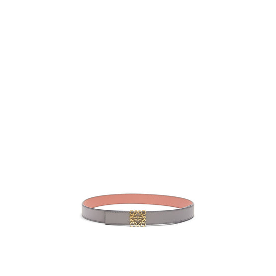 Women Anagram Rev 2.8Cm Belt - Peach Bloom/Pearl Grey/Gold