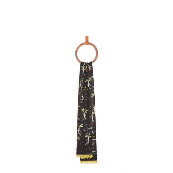 Women 130X200 Mandragora Scarf - Pearl Grey/Dark Grey