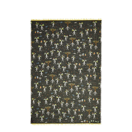 Women 130X200 Mandragora Scarf - Pearl Grey/Dark Grey