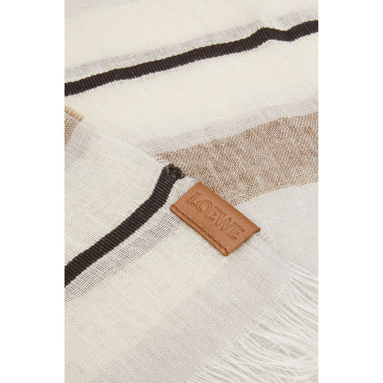Women 93X197 Scarf - Beige/Multicolor
