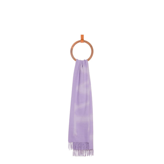 Women 53X210 Blurred Loewe Scarf - Purple/Lilac