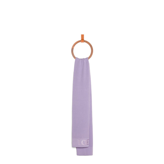 Women 35X182 Blurred Loewe Scarf - Lilac