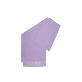 Women 35X182 Blurred Loewe Scarf - Lilac