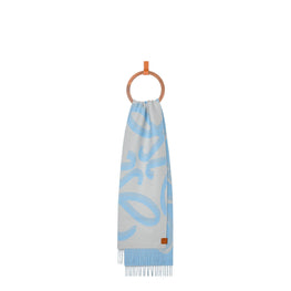 Women 27X190 Anagram Scarf - Light Blue