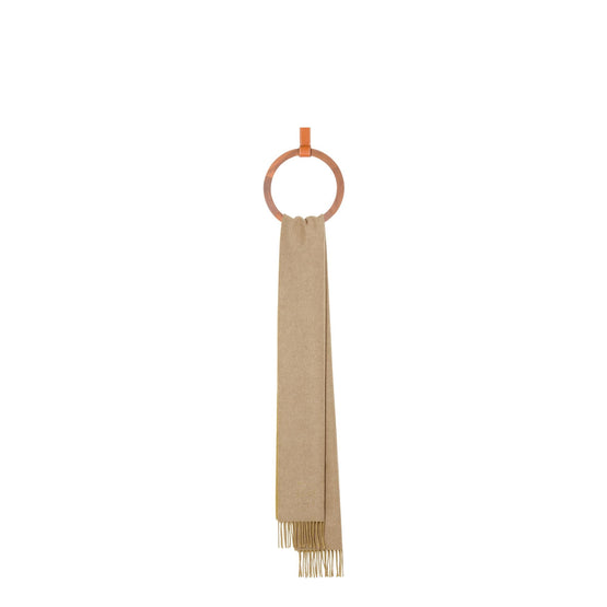 Women 28X180 Bicolor Anagram Scarf - Yellow/Camel