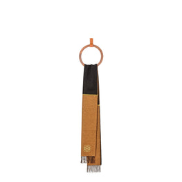 Women 30X180 Window Anagram Scarf - Black/Camel