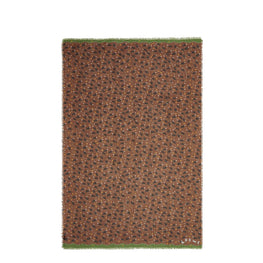 Women 145X200 Guinea Fowl Scarf - Brown Nut