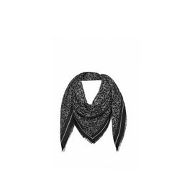 Women 140X140 Anagram Scarf - Black/Black