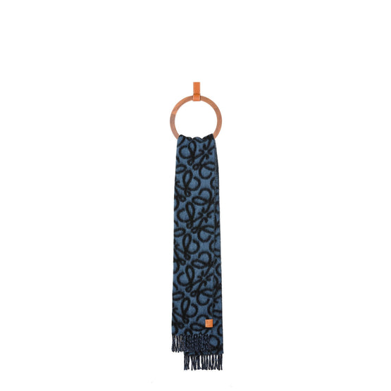 Women 37X185 Anagram Scarf - Navy/Black