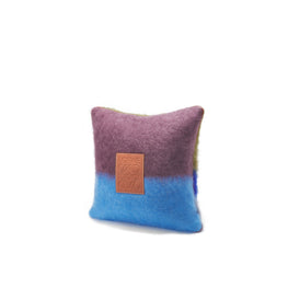 Unisex 50X50 Stripe Cushion - Purple/Multicolor