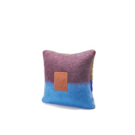 Unisex 50X50 Stripe Cushion - Purple/Multicolor