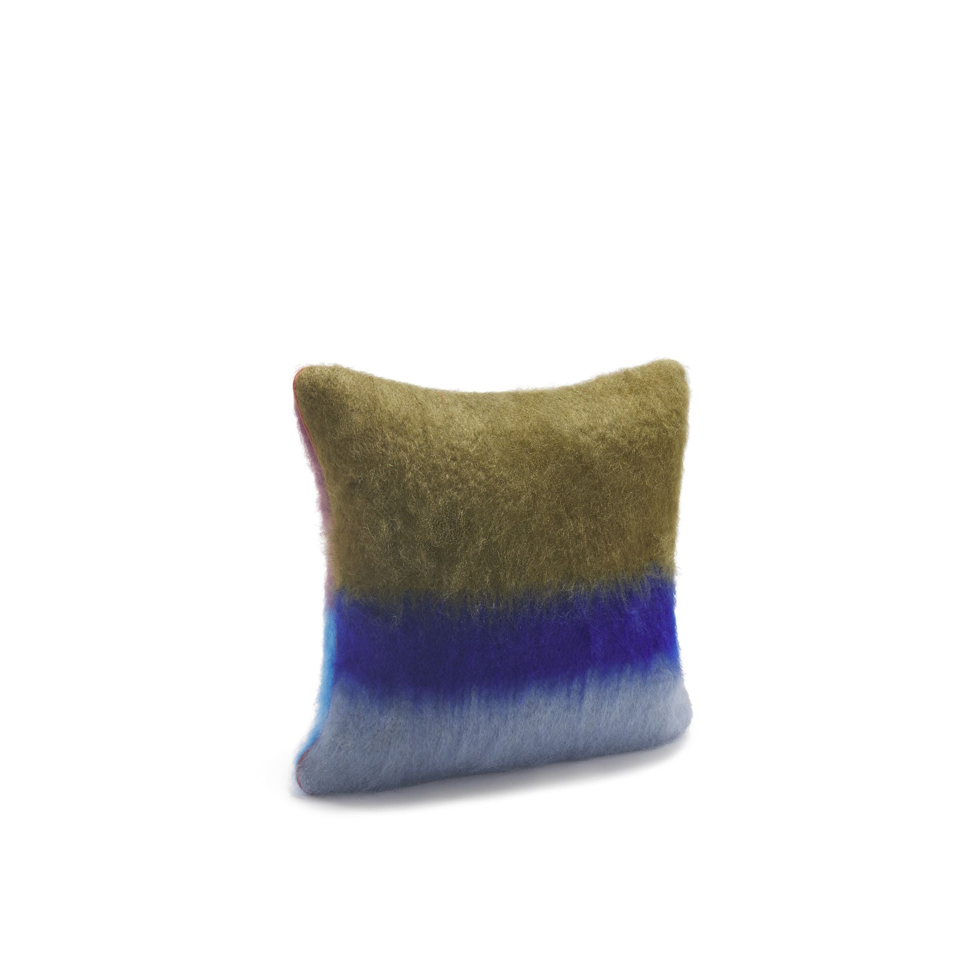 Unisex 50X50 Stripe Cushion - Purple/Multicolor