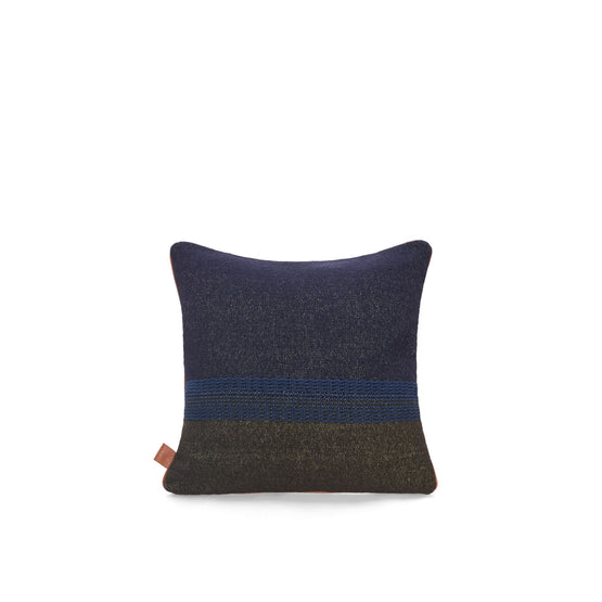 Unisex 50X50 Stripe Cushion - Orange/Multicolor