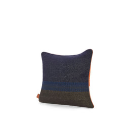 Unisex 50X50 Stripe Cushion - Orange/Multicolor