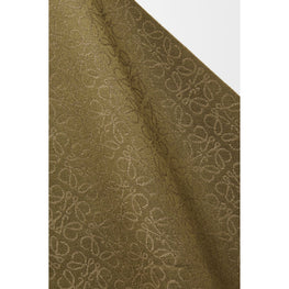 Women 90X90 Scarf - Khaki Green/Ecru