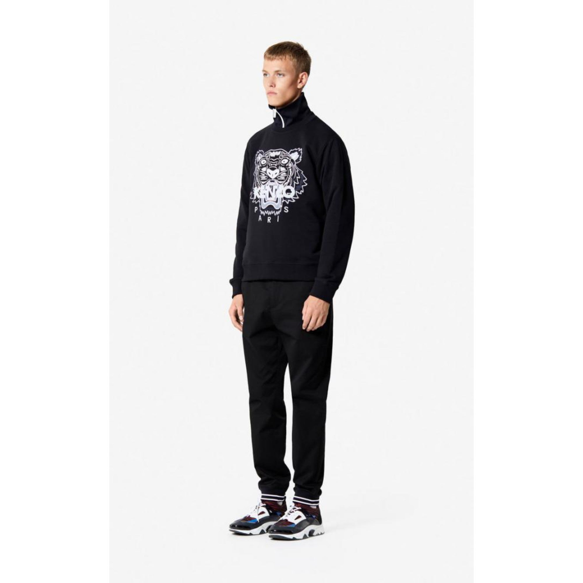 Men Tiger Classic Sweatshirt - Black