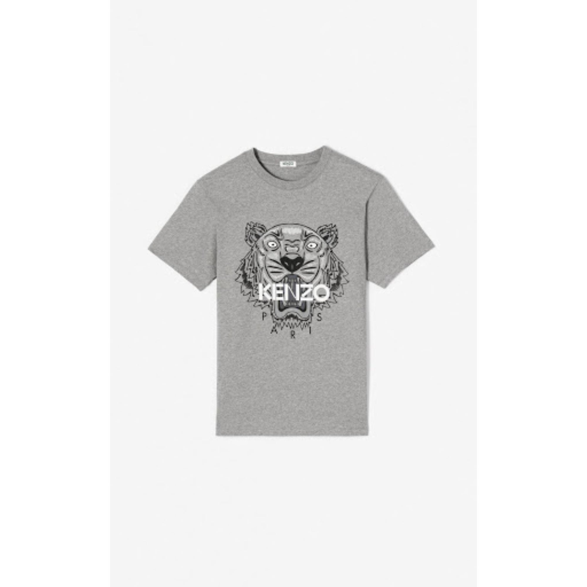 Men Tiger T-Shirt - Dove Grey