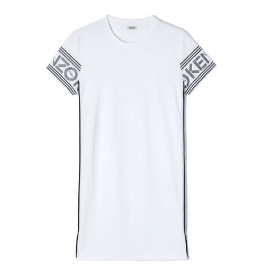 Women Kenzo Sport Short Tee Dres - White