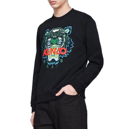 Men Tiger Classic Sweatshirt - Black