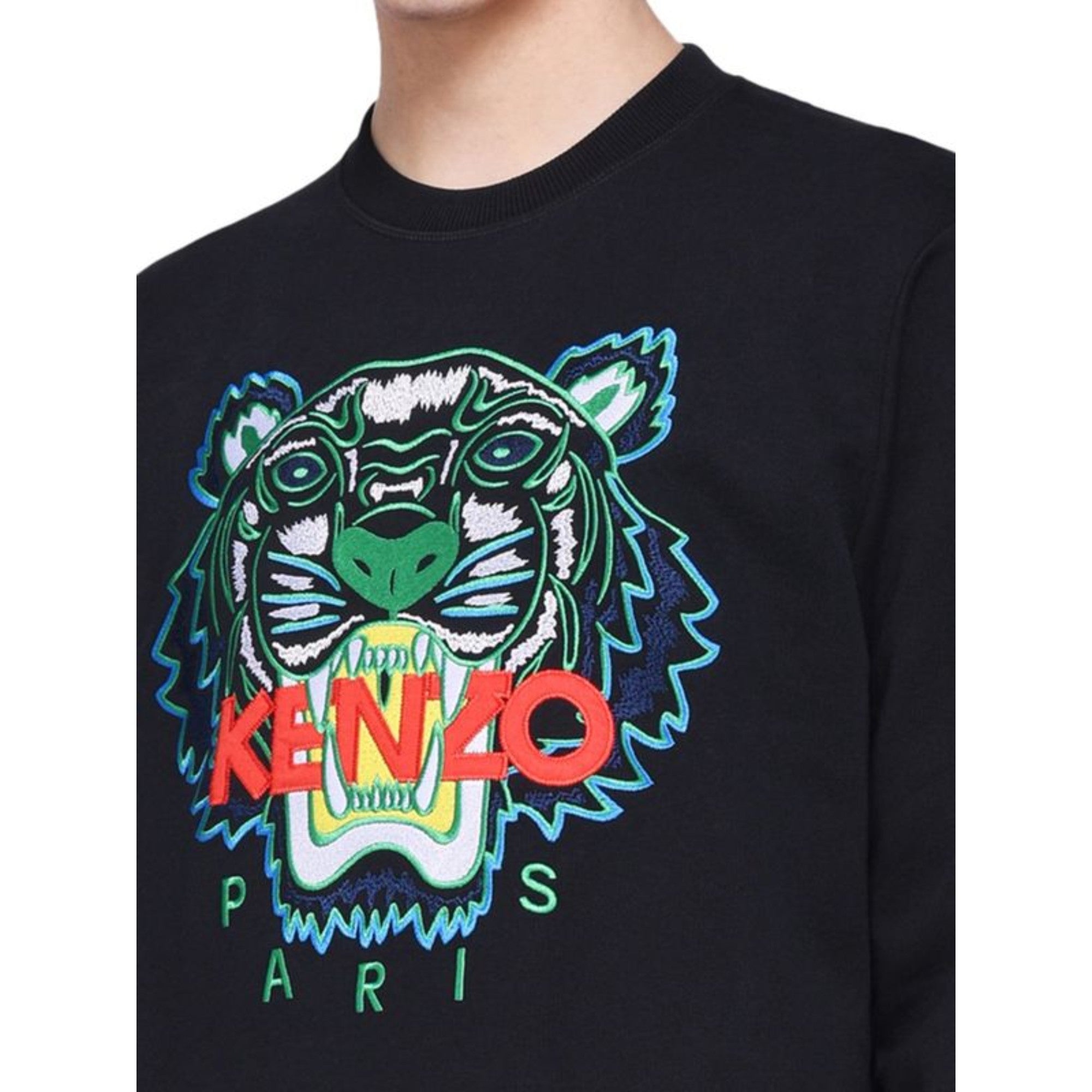 Men Tiger Classic Sweatshirt - Black