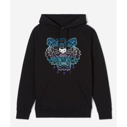 Women Festive Tiger Hoodie - Black