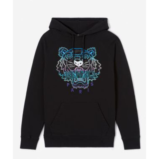 Women Festive Tiger Hoodie - Black