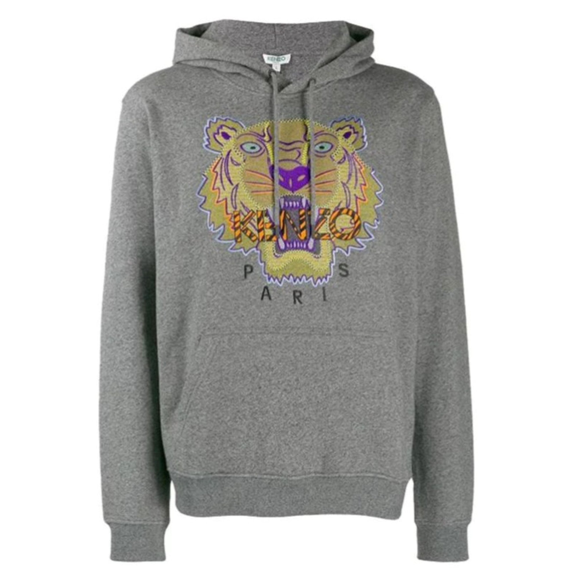 Men Hiking Tiger Hoodie - Anthracite