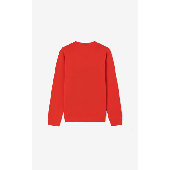 Men Cny Tiger Crewneck Sw - Medium Red