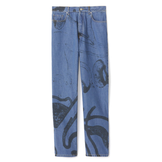 Men K-Tiger Large Denim Pant - Navy Blue