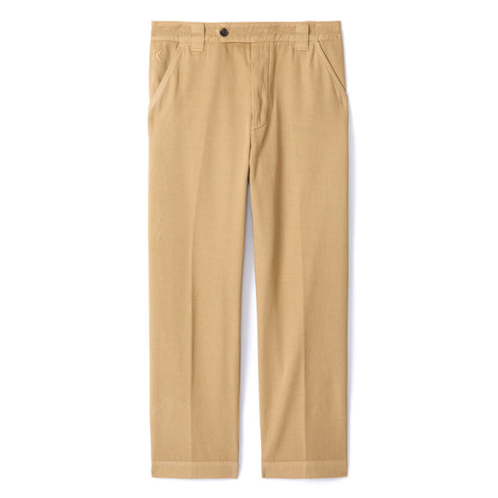 Men Cropped Pant - Beige