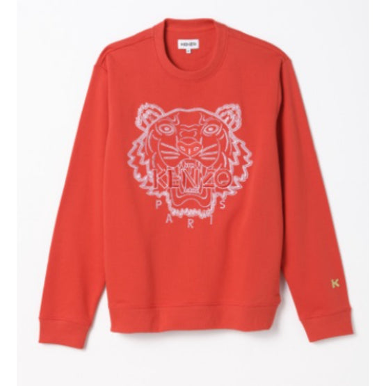 Men Cny Embroidered Sweatshirt - Medium Red