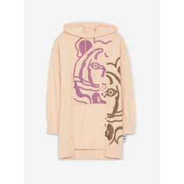 Women K-Tiger Hoodie Dress - Peach