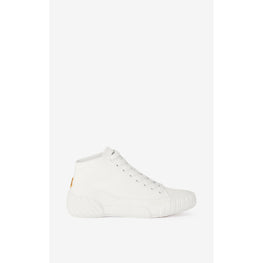 Women Tiger Crest High Top Sneakers - White