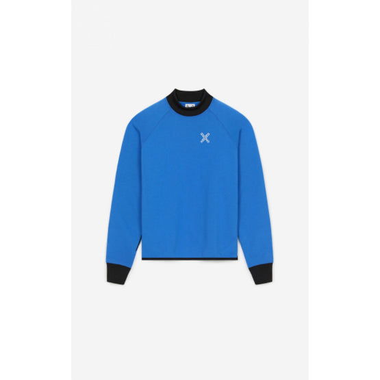 Women Kenzo Sport High Neck Sweat - Electric Blue