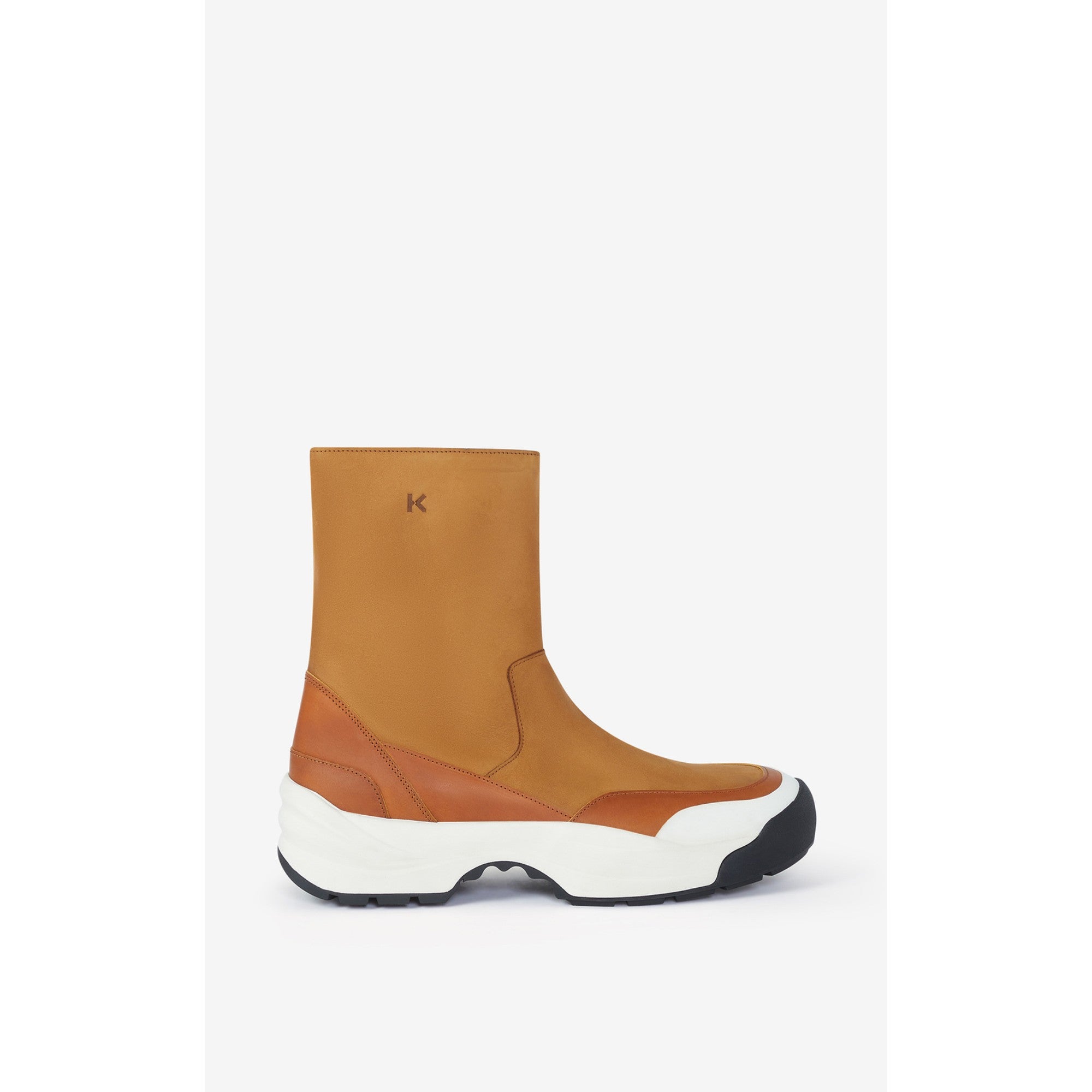 Men Kenzo Work Mid Top Boots - Dark Beige